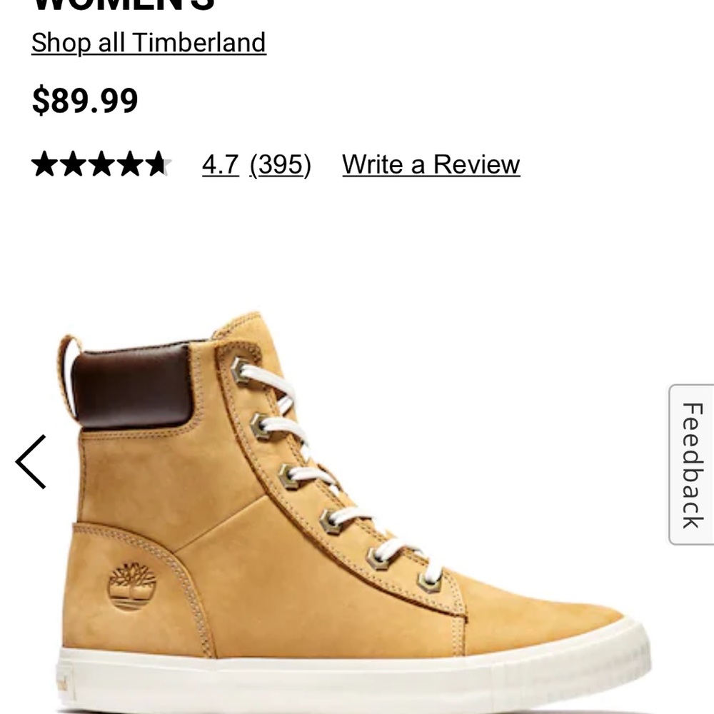 LIKE NEW! Worn once..Trendy Timberland sneaker boots.Treated with silicone spray